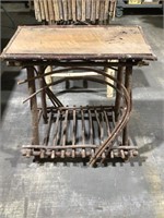 27” Tall x 25” Wide Twig Garden/Side Table