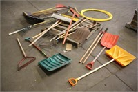 Pallet of Assorted Yard Tools