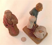 1997 & 1998 Nativity Scene Figurines Mary & Joseph