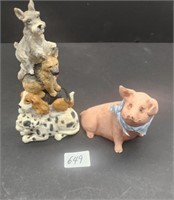 Animal Figurines Inc Pig