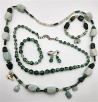 Gemstone Necklaces Bracelets & Clips w/ Charms