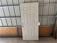 3'x6' White Exterior Door