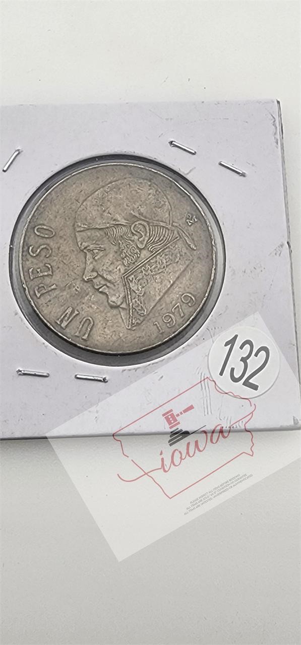 1979 Un Peso Coin