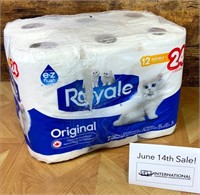12 Double Rolls Royale Bathroom Tissue