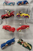 8 Reproduction Pride Lines Diecast Vehicles