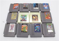 (12) Original Nintendo NES Video Game Lot