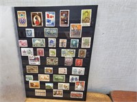 VINTAGE Double Sided STAMP Sheets