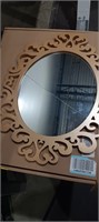 Decorative Wall Mirror, Vintage Carved Hanging