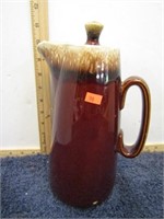 HULL BROWN DRIP POTTERY PITCHER