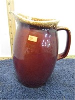 HULL BROWN DRIP POTTERY MILK PITCHER