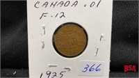 1925 Canadian penny