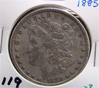 1885 MORGAN DOLLAR COIN