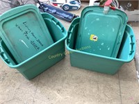 Storage Totes (2)