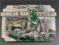 Belt buckle Korean War Veteran