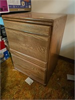 Wooden file cabinet