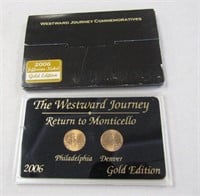 2006 Jefferson Nickel Gold Ed.  Westward Journey