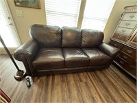 FLEXSTEEL LEATHER SOFA