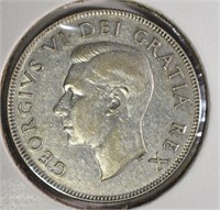 1948 CANADA 50 CENTS  AU