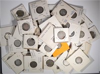 40-CANADA TEN CENT SILVERS: 1870-1930 NICE LOT