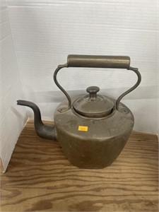 Vintage brass & copper kettle
