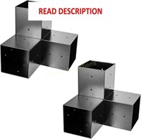 3-Way Right Angle Bracket for 6x6 4 pack
