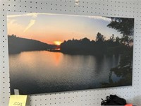 LAKE SCENE ON CANVAS