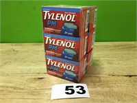 Tylenol PM Acetaminophen Caplets lot of 6