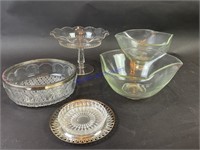 Assortment of Glass Bowls & Dishes