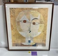 Gorgeous Framed Head of a Man Paul Klee