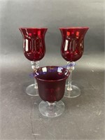 Decorative Red Glassware