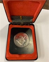 Canadian Silver Dollar-1873-1973-RCMP-B.U