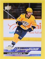 Luke Evangelista 2023-24 UD Young Guns Rookie Card