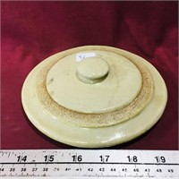 Stone Crock Pot Lid (Antique)