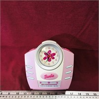 2002 Barbie Clock Radio