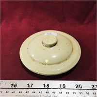 Small Stone Crock Pot Lid (Antique)