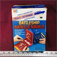1984 Milton Bradley Travel Battleship Game
