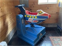 Children's Airplane Coin Operated 25 Cent Ride
