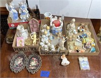 Figurines, candle holders, thimbles