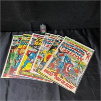 Captain America Bronze Age Lot 150's-161