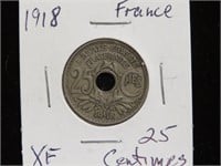 1918 FRANCE 25 CENTIMES