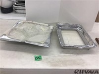 metal/glass tray, metal cake carrier