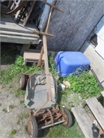 A Pair of Vintage Lawn Mowers - 1 w/Grass Bag
