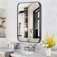 Black Vanity Bathroom Mirror