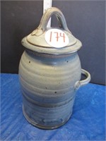 HANDCRAFTED POTTERY BISCUIT JAR