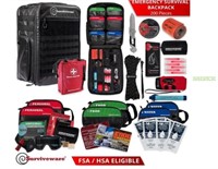 $290 Survival Backpack Ful of items