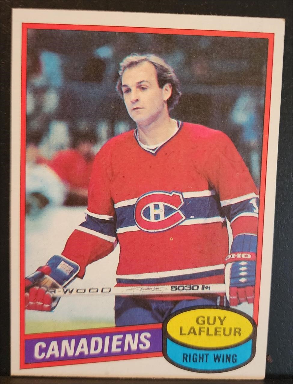 1980 Guy Lafleur O-Pee-Chee NHL Card