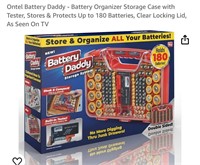 Ontel Battery Daddy - Battery Organizer Storage