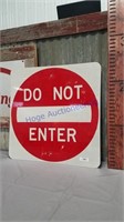 Do Not enter Sign