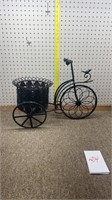 Tricycle flower pot stand