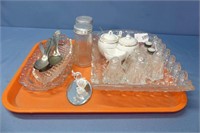 Assorted Glass S&P Sets, Square Glass Bowl